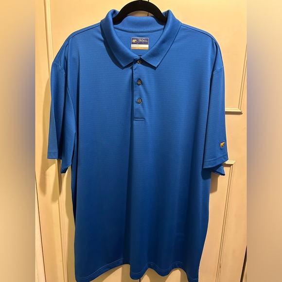 Jack Nicholson Shirt Mens XXL Golf Polo Golden Bear Athletic Parakeet Blue - Picture 1 of 8
